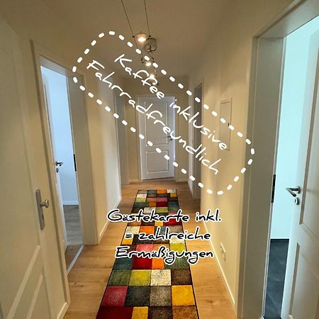Schoene Neue 4 Zimmer Wohnung Mit Sued-Balkon Bis 8 Personen Naumbourg Extérieur photo